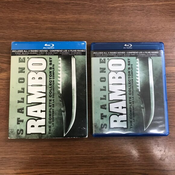 Rambo The 4 Movie Collector's Set Blu ray Sylvester Stallone - Picture 1 of 7